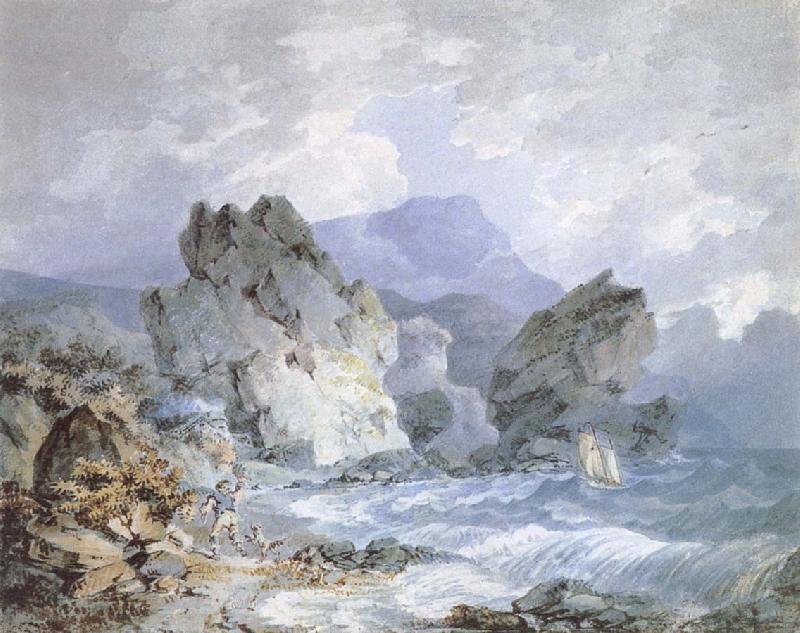 Joseph Mallord William Turner Landscape of Seashore oil painting image